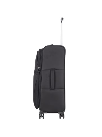 D&N Travel Line 9104 4 Rollen Kofferset 3-teilig in schwarz