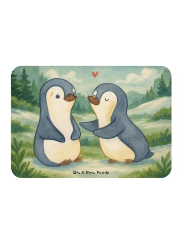 Mr. & Mrs. Panda magnet Pinguine trösten Design ohne Spruch in Weiß