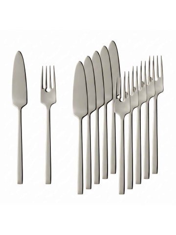 Villeroy & Boch 6er Set Fischbesteck La Classica in silber
