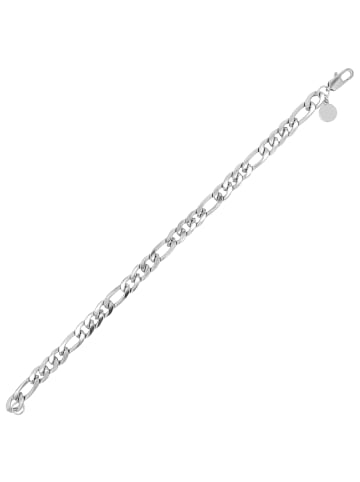 Adeliás Unisex Armband aus Edelstahl 21,5 cm in silber