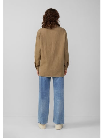 QS Bluse in 7854_olivgrün