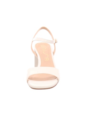 Unisa Damensandalette elegant  über 45 mm Absatz  in  Weiß