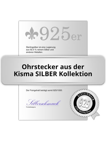 KISMA Ohrringe 925 Sterling Silber Ohrstecker