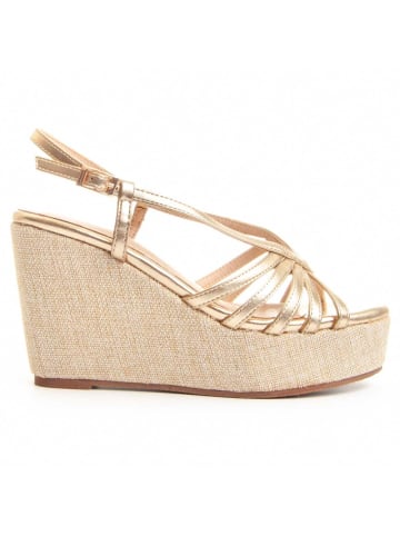 Montevita Sandalen Keilsandalen Wesparto5 Gold in Golden