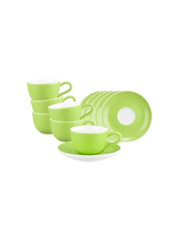 Seltmann Weiden 6er Set Espressotasse mit Untertasse Liberty Pure Colors 90 ml in Lime Green