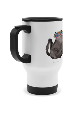 Mr. & Mrs. Panda Kaffeebecher Stinktier  ohne Spruch in Weiß