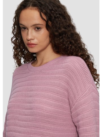 QS Strickpullover langarm in Pink