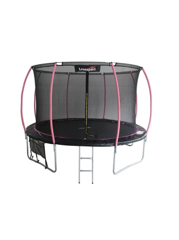 Lean Sport Sport Max 12ft Trampolin Schwarz-Rosa