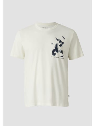 s.Oliver T-Shirt in 02D2_creme