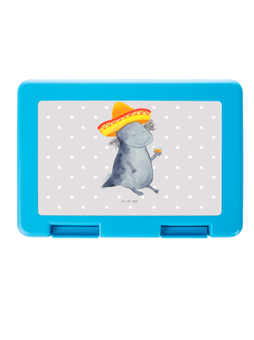 Mr. & Mrs. Panda Frischhaltedose Axolotl Tequila ohne Spruch in Grau Pastell