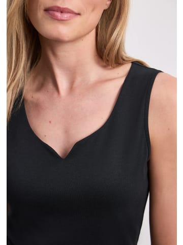 Street One Tanktop in schwarz