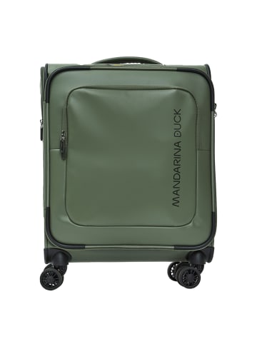 Mandarina Duck Eco Coated 4 Rollen Kabinentrolley S 55 cm in pine green
