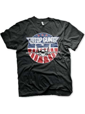 TOP GUN T-Shirt in Schwarz