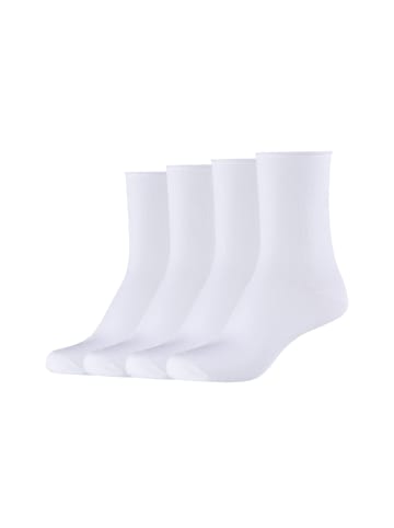 S. Oliver Socken 4er Pack silky touch in Weiß