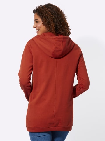 WITT WEIDEN Sweatjacke in rostrot