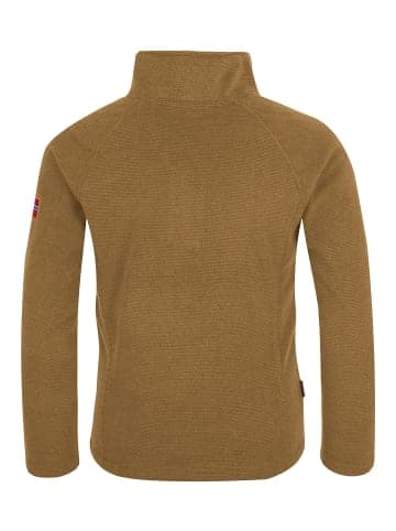 Trollkids Fleece Zip Pullover "Rondane" in Bronze