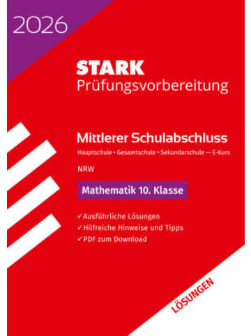 Stark Buch - STARK Lösungen zu Mathematik E-Kurs - Mittlerer Schulabschluss (MSA