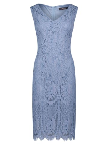 Vera Mont Etuikleid mit Spitze in Light Steel Blue