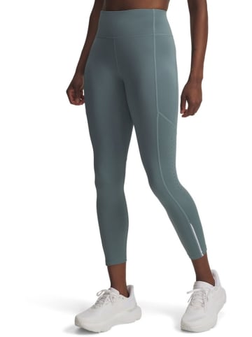 Under Armour Leggings "Launch Ankle Tights" in Blau