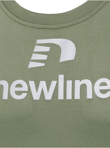 Newline Oberteil Nwlbeat Singlet in DEEP LICHEN GREEN