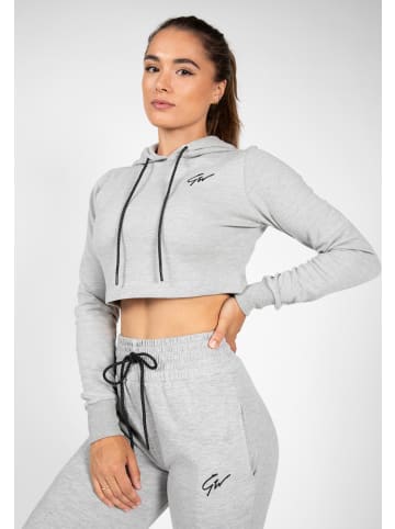 Gorilla Wear Crop-Top-Hoodie - Pixley - Grau
