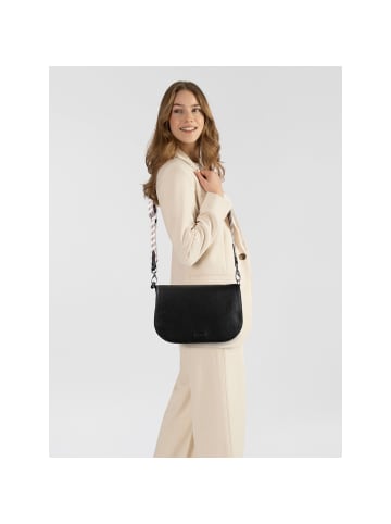 PICARD Texel Schultertasche Leder 24 cm schwarz