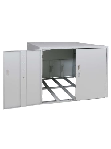 MCW 3er-Fahrradgarage P93, Hellgrau