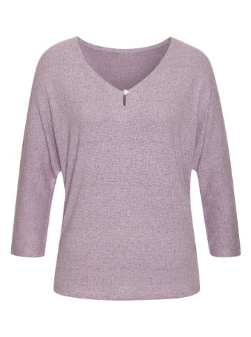 LASCANA 3/4-Arm-Shirt in flieder