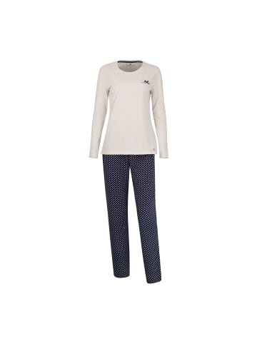 Tom Tailor Pyjama in blau-mittel-Allover
