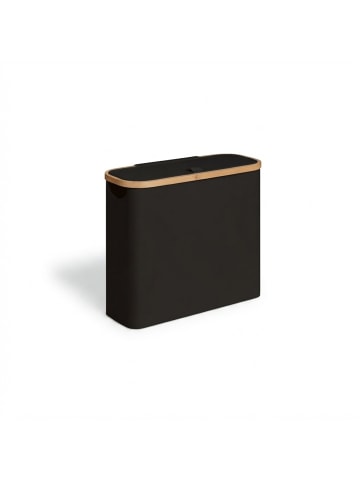 relaxdays Toilettenpapier Aufbewahrung in Schwarz - (B)43 x (H)38 x (T)17 cm