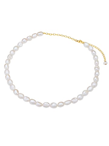 Valero Pearls Kette aus Sterling Silber mit Süßwasser-Zuchtperle in weiß