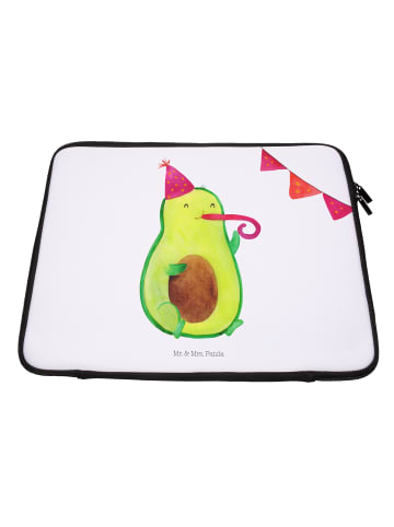 Mr. & Mrs. Panda Notebook Tasche Avocado Party ohne Spruch in Weiß