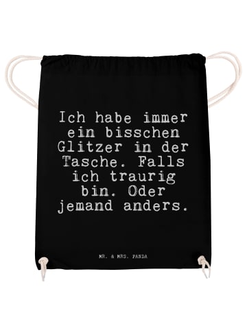 Mr. & Mrs. Panda Sportsack Ich habe immer ein... mit Spruch in Schwarz