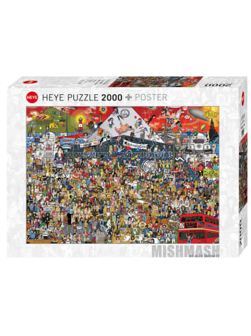 HEYE Puzzle British Music History in Bunt