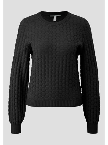 QS Strickpullover in 9999_schwarz