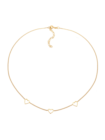 Elli Halskette 925 Sterling Silber Herz in Gold