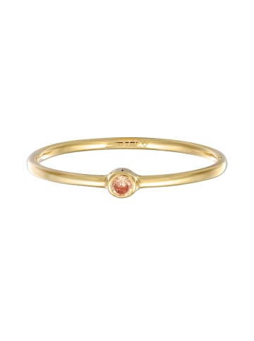 Elli Ring 375 Gelbgold in Pink