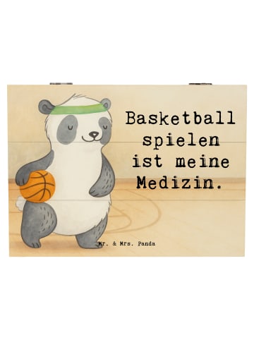 Mr. & Mrs. Panda fotobox Panda Basketball Design mit Spruch in Weiß