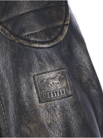 Mustang Lederjacke 31025019 in vintage black