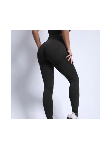 COFI 1453 Damen Gym Fitness Leggings sportleggings Jogging Sport Bottoms in Schwarz