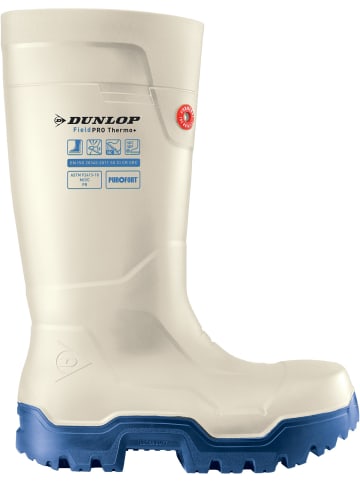 Dunlop Gummistiefel FieldPRO Thermo+ Full Safety in weiß in weiß