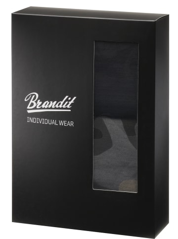 Brandit Boxershorts in darkcamo/blk