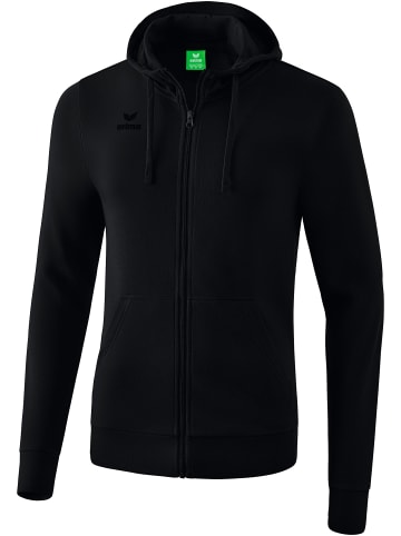 erima Kapuzensweatjacke in schwarz