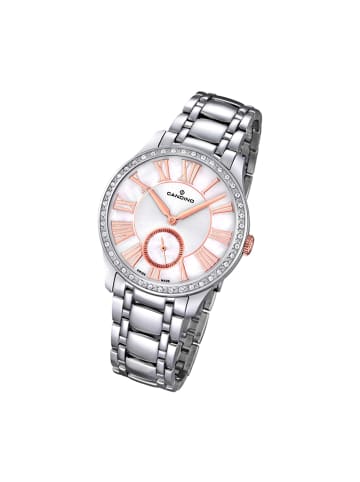 Candino Analog-Armbanduhr Candino Elegance silber mittel (ca. 36mm)