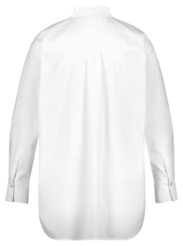 SAMOON Bluse Langarm in white