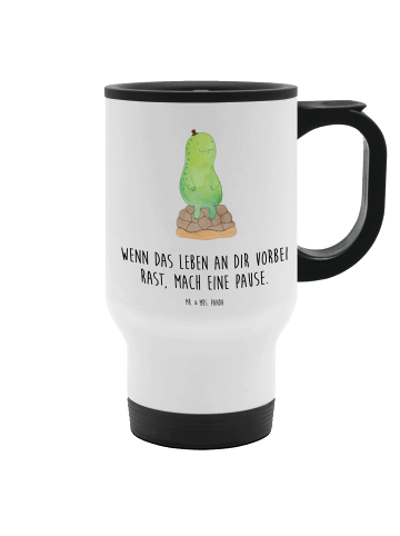 Mr. & Mrs. Panda thermosbecher Schildkröte Pause mit Spruch in Weiß