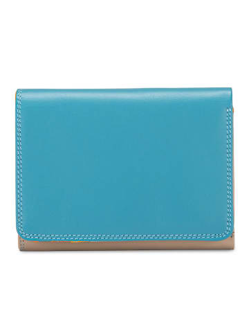 MYWALIT Medium Tri-fold Geldbörse Leder 12 cm in sardinia
