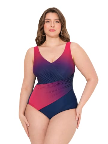 Ulla Popken Badeanzug in marine