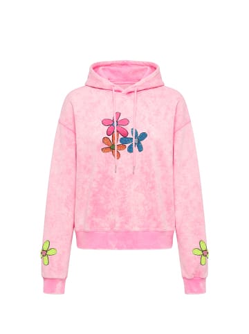 IZIA Women Hoodie in Rose