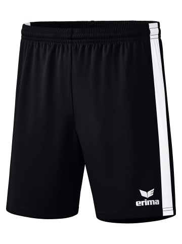 erima Unisex Erwachsene Retro Star Shorts in schwarz/weiss